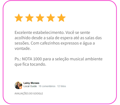 Avaliação Google Clinica Ancre