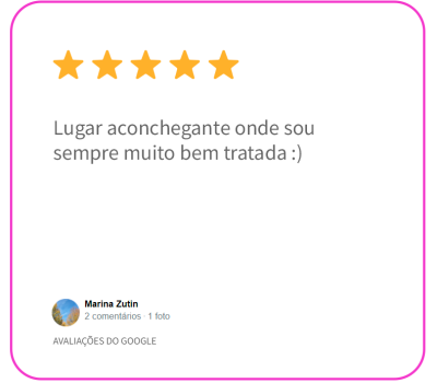Avaliação Google Clinica Ancre
